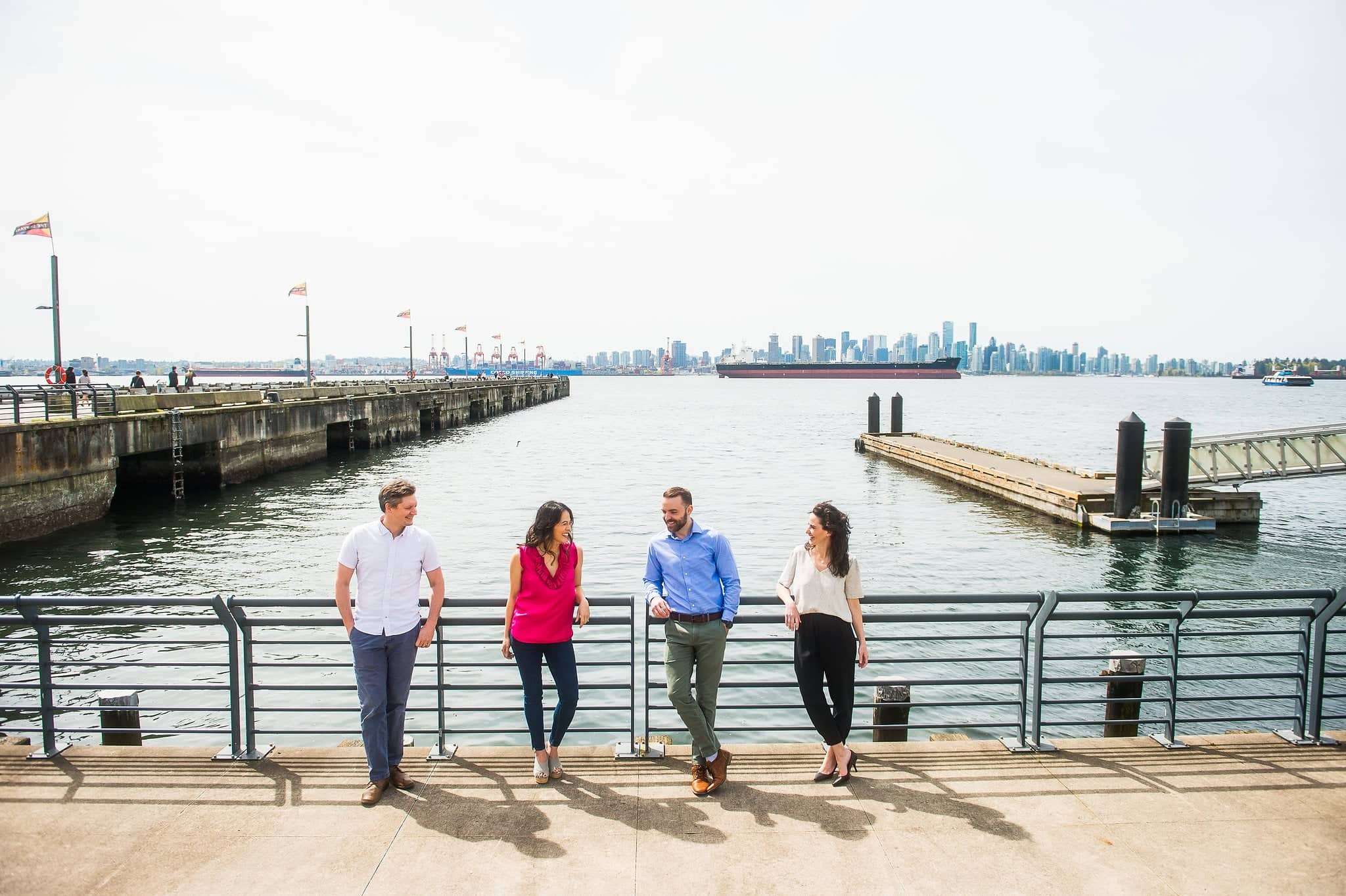 The Paperclip Law team, photographed in North Vancouver.